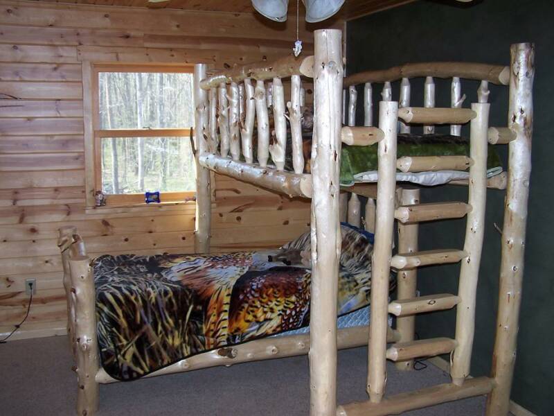 Loft Log Bunk Beds